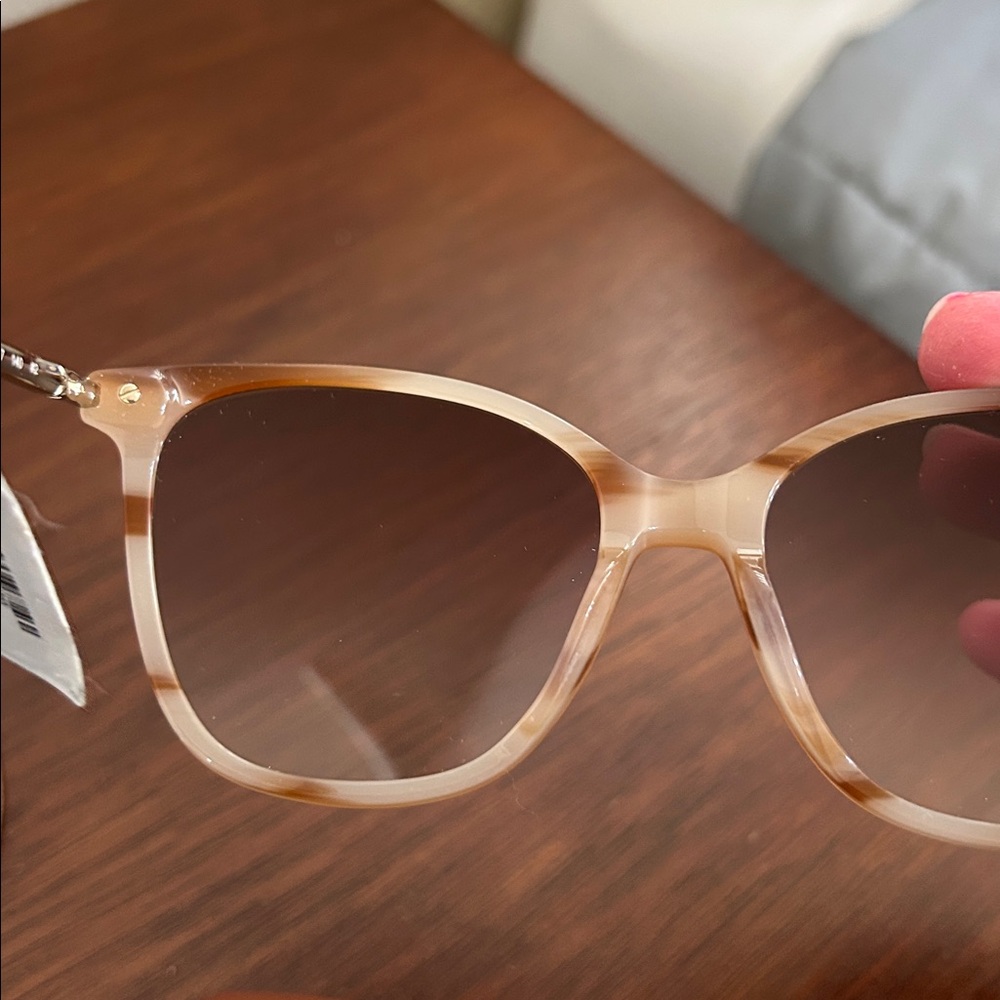 Longchamp Paris LO660S Women’s Designer Sunglasses Tan Acetate Full Rim NWT - Picture 6 of 17